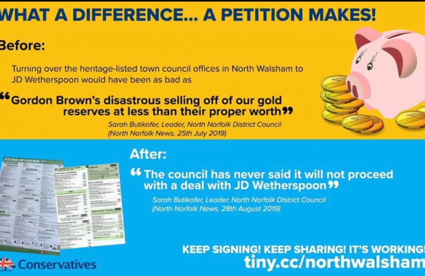 Juxtaposed views from Lib Dem Councillor.