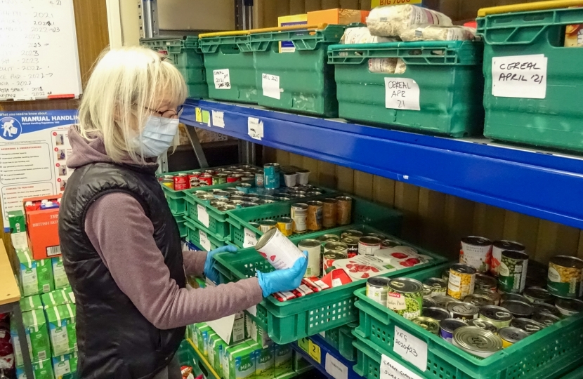 Volunteer Viv at work