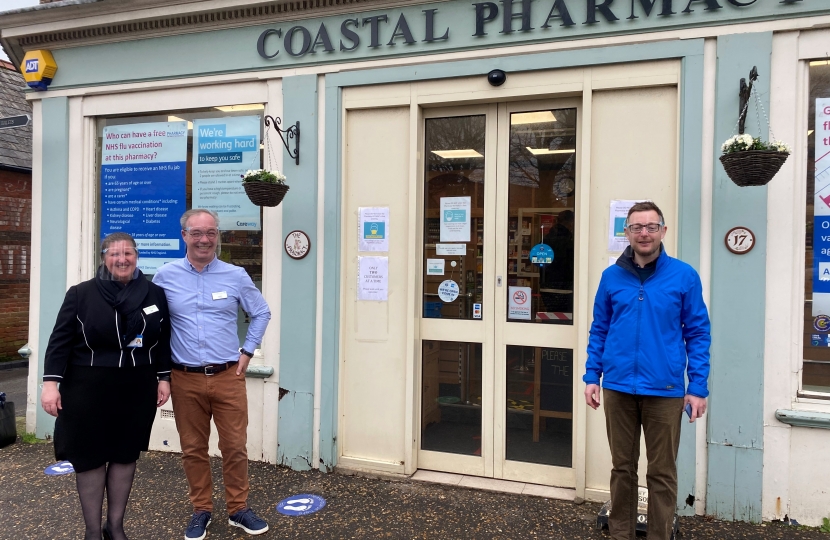 Duncan at Coastal Pharmacy, Mundesley