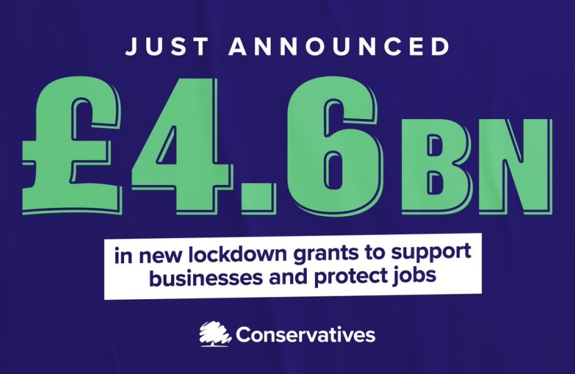 £4.6 in new lockdown grants