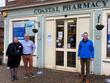 Duncan at Coastal Pharmacy, Mundesley